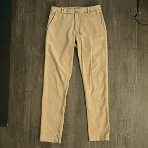 Mens Lululemon Commission Pants Khaki 31x33
